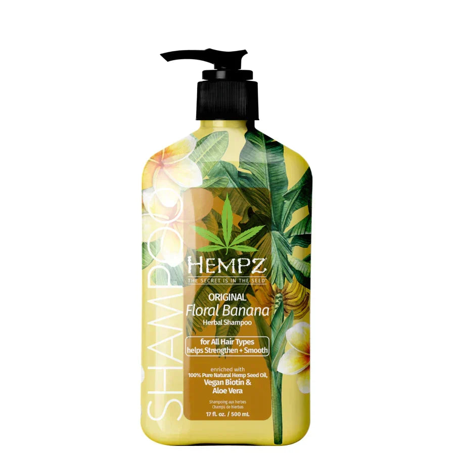Image of Hempz Original Floral Banana Herbal Shampoo 500 ml-0