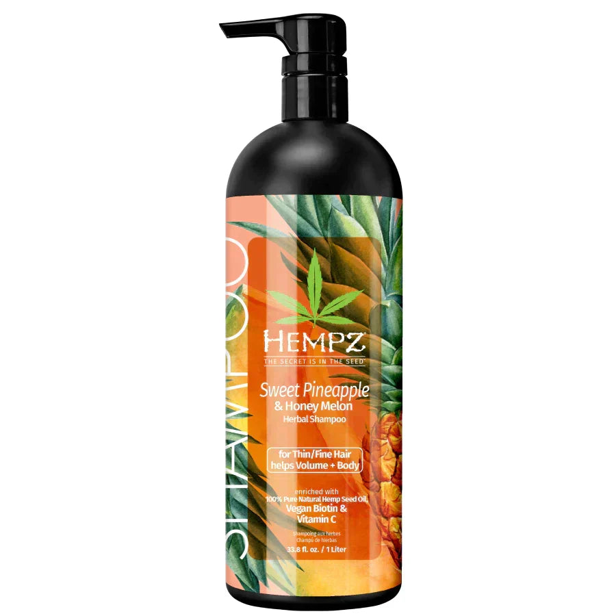 Image of Hempz Sweet Pineapple & Honey Melon Herbal Shampoo 1000 ml-0