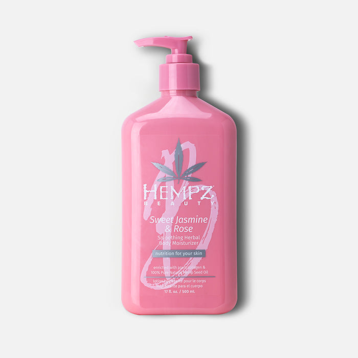 Image of Sweet Jasmine & Rose Collagen Infused Herbal Body Moisturizer 17oz.-0