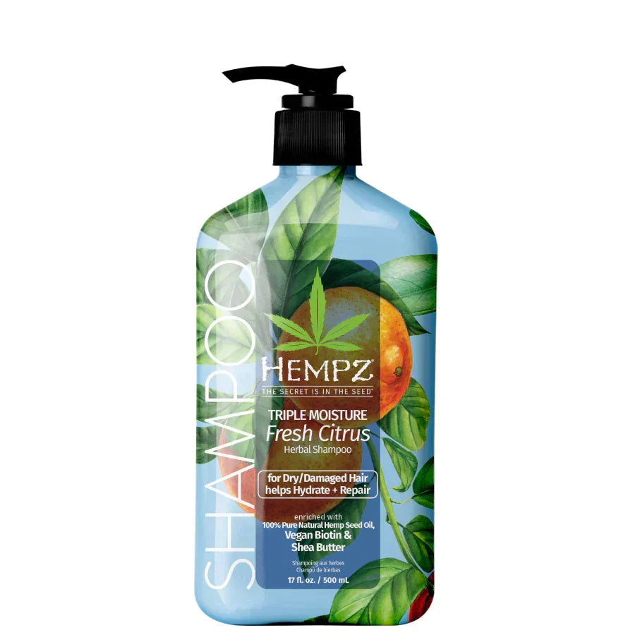 Image of Hempz Triple Moisture Fresh Citrus Herbal Shampoo 500 ml-0