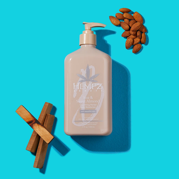 Image of Koa & Sweet Almond Smoothing Herbal Body Moisturizer 17oz.-2