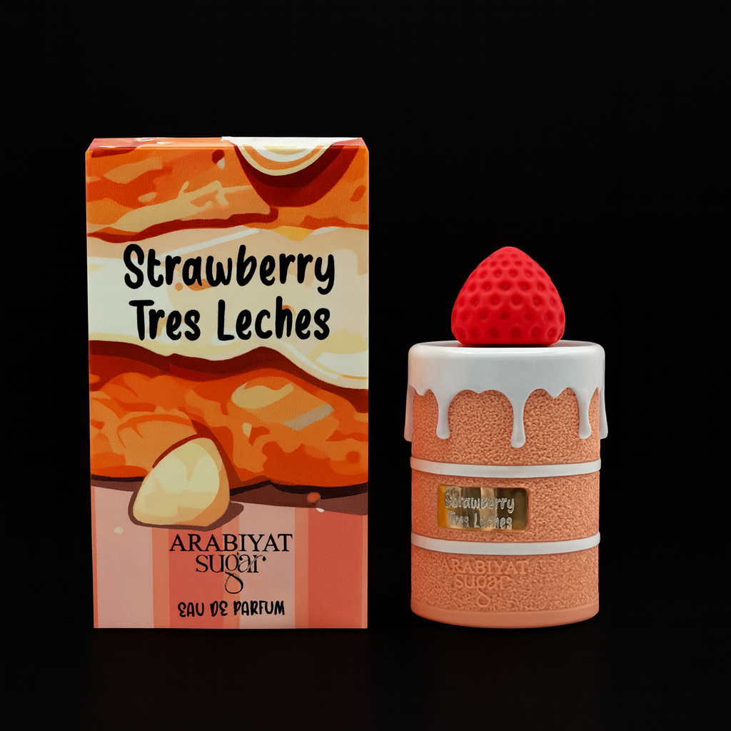 Image of STRAWBERRY TRES LECHES Arabiyat Sugar-0