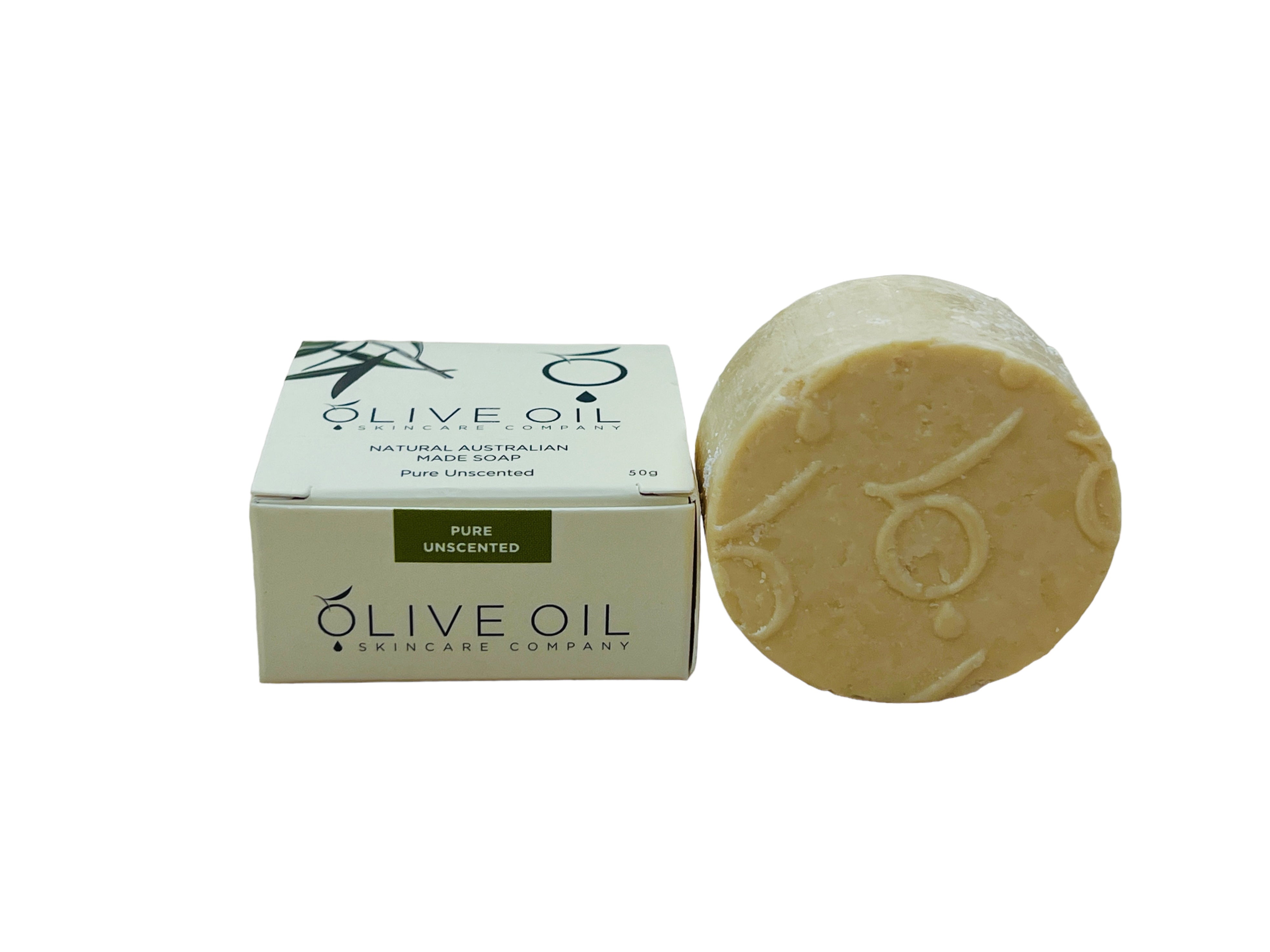 Image of Olive Oil Soap, All-Natural , Unscented, 50g-0