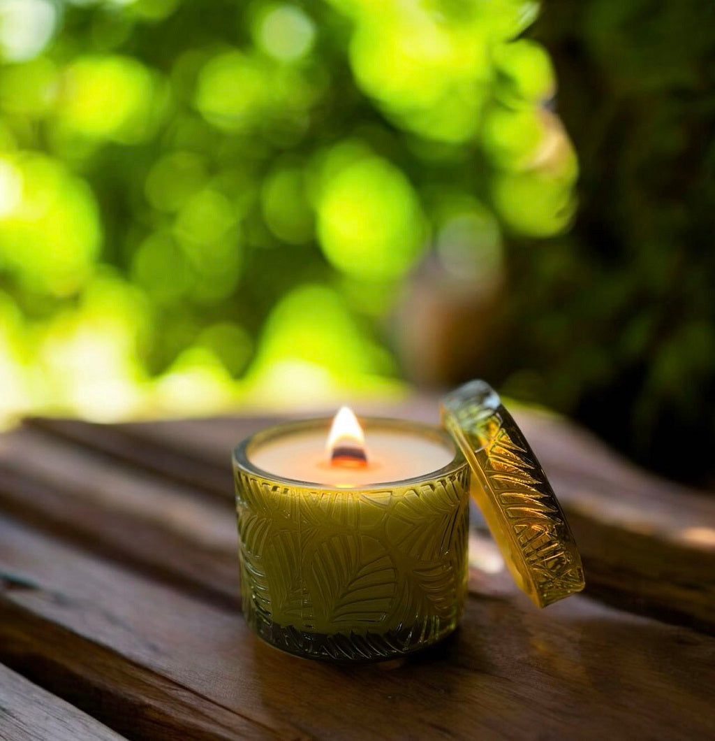 Image of Premium Olive Oil Candle, Lemongrass and Ginger, 215g-4