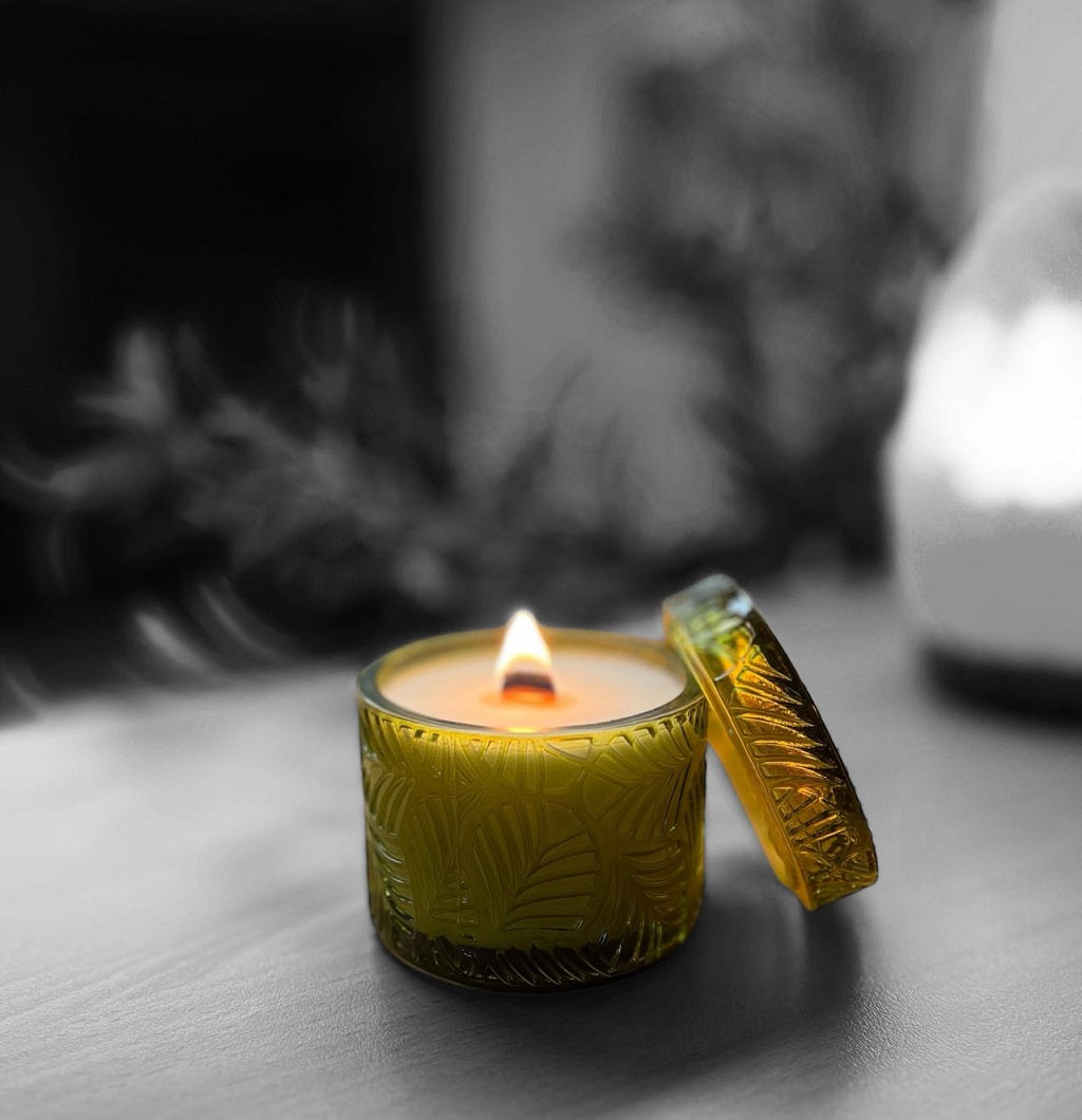 Image of Premium Olive Oil Candle, Lemongrass and Ginger, 215g-0