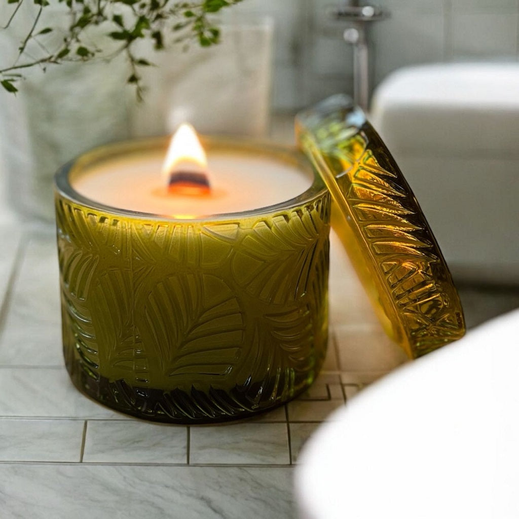 Image of Premium Olive Oil Candle, Lemongrass and Ginger, 215g-2