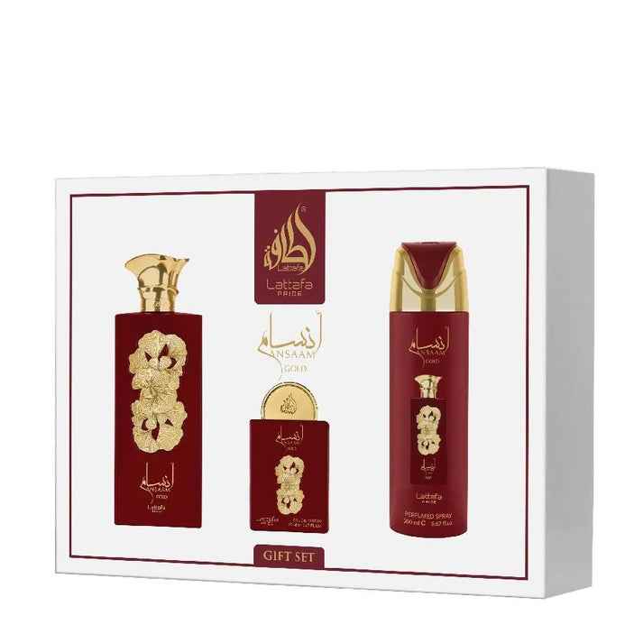Image of Lattafa Pride/Ansaam Gold GIFTSET Eau de Parfum 100 ml