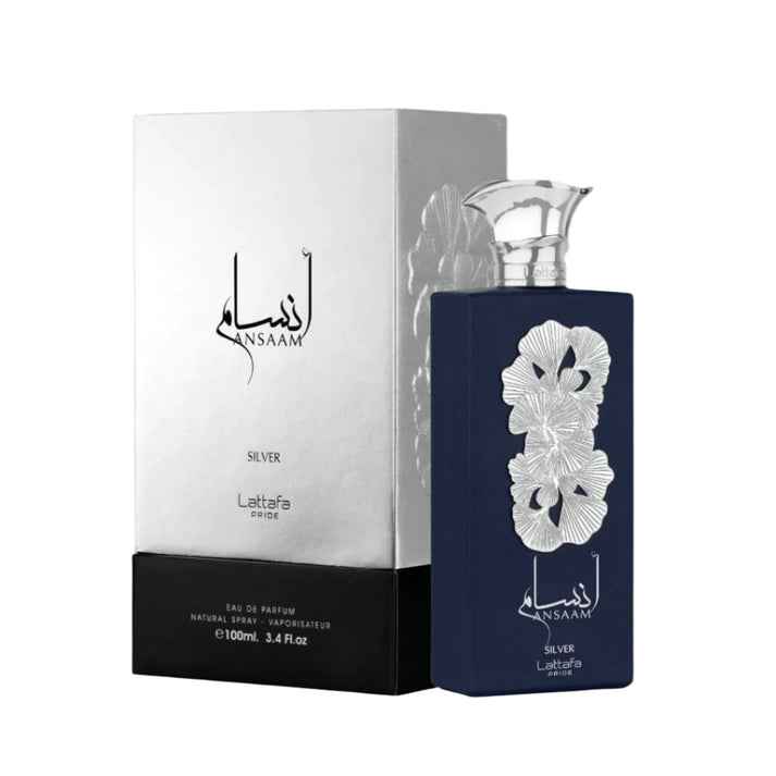 Image of Lattafa Pride Ansaam Silver EDP 100ml - Eleganter Duft für jeden Anlass