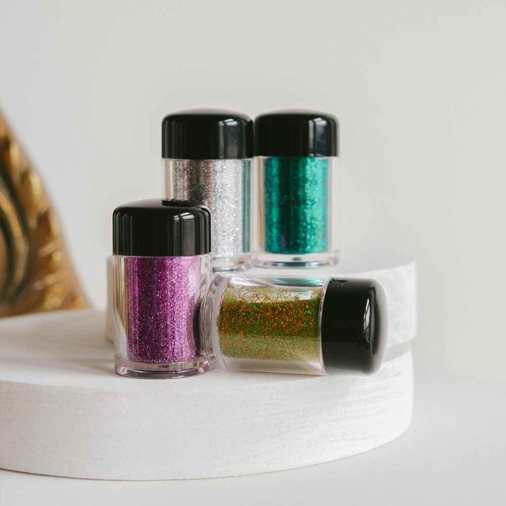 Image of Glitter Eyeshadow Dust – 24K Gold (GLT05) | Ultra-Fine Loose Glitter for Eyes, Body & Nails | Vegan, Paraben-Free, Cruelty-Free
