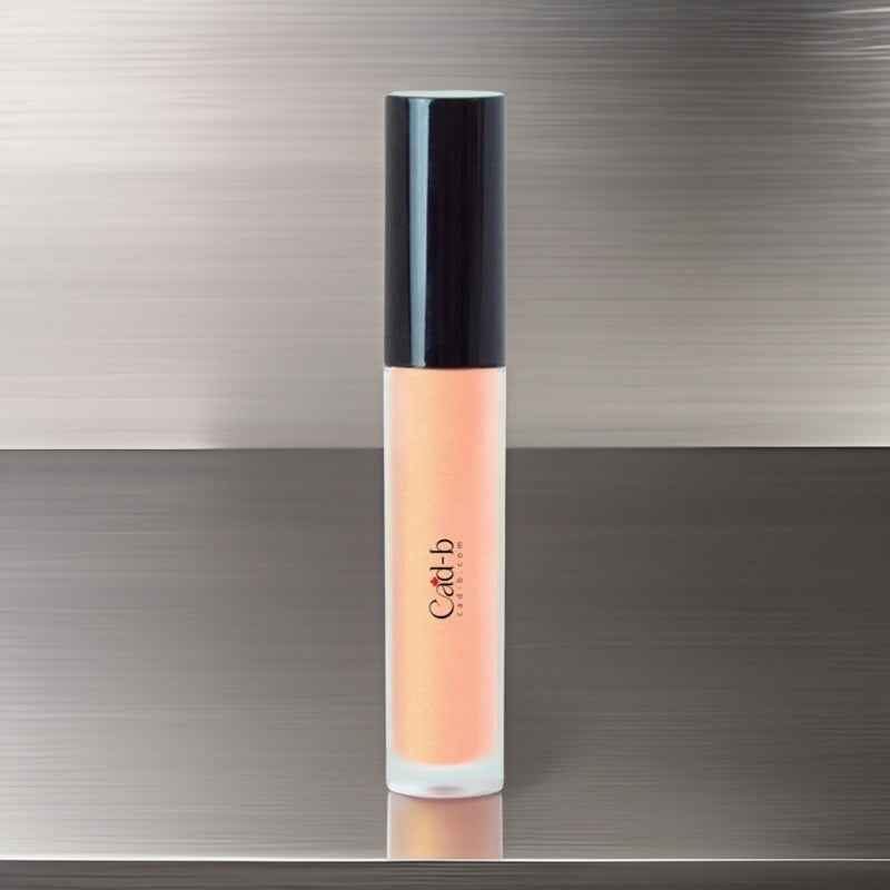 Image of Lip Gloss Dripping Gold - Hydrating Sheer Gold Lip Gloss with High Shine & Shimmer Finish - Vegan, Paraben-Free | CAD B | LG22