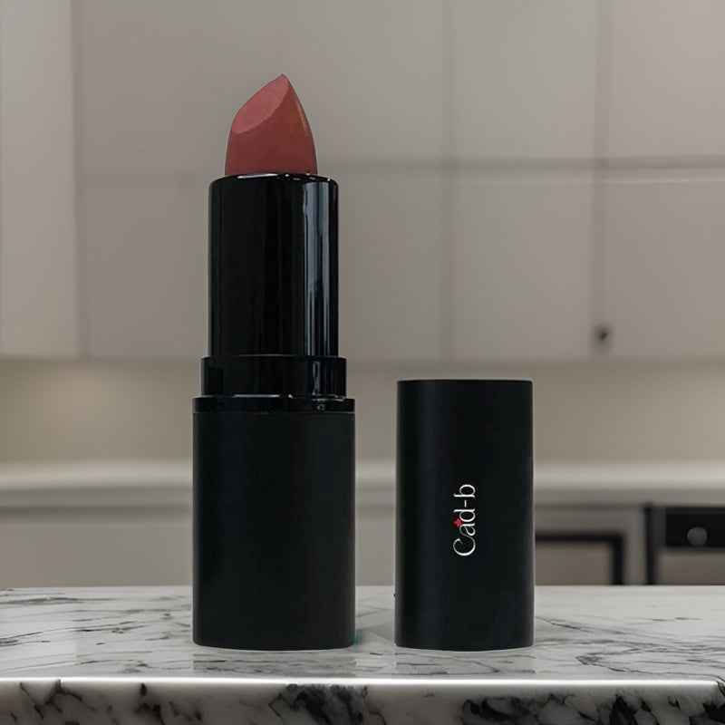 Image of Lipstick – Misty Mauve – P028 | Hydrating Beeswax Lipstick with Jojoba & Castor Oils | Paraben Free, Cruelty Free