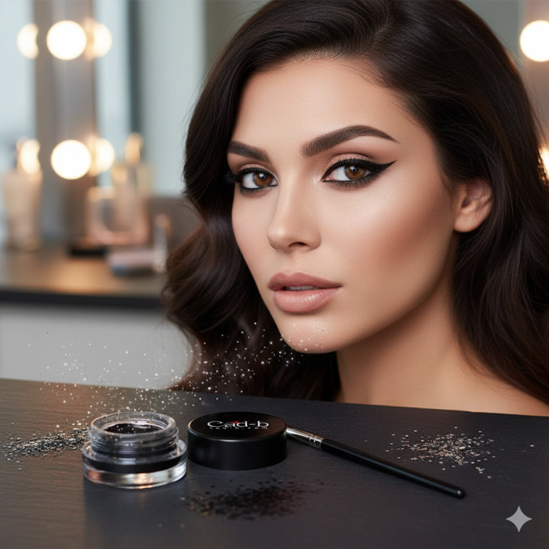 Image of Long Wear Smudge Proof Gel Eyeliner – Eggplant (EG1002) | Creamy, Waterproof Eye Liner | Vegan, Paraben-Free, Cruelty-Free