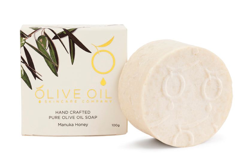 Image of Olive Oil Soap, All-Natural , Manuka Honey, 100g-1
