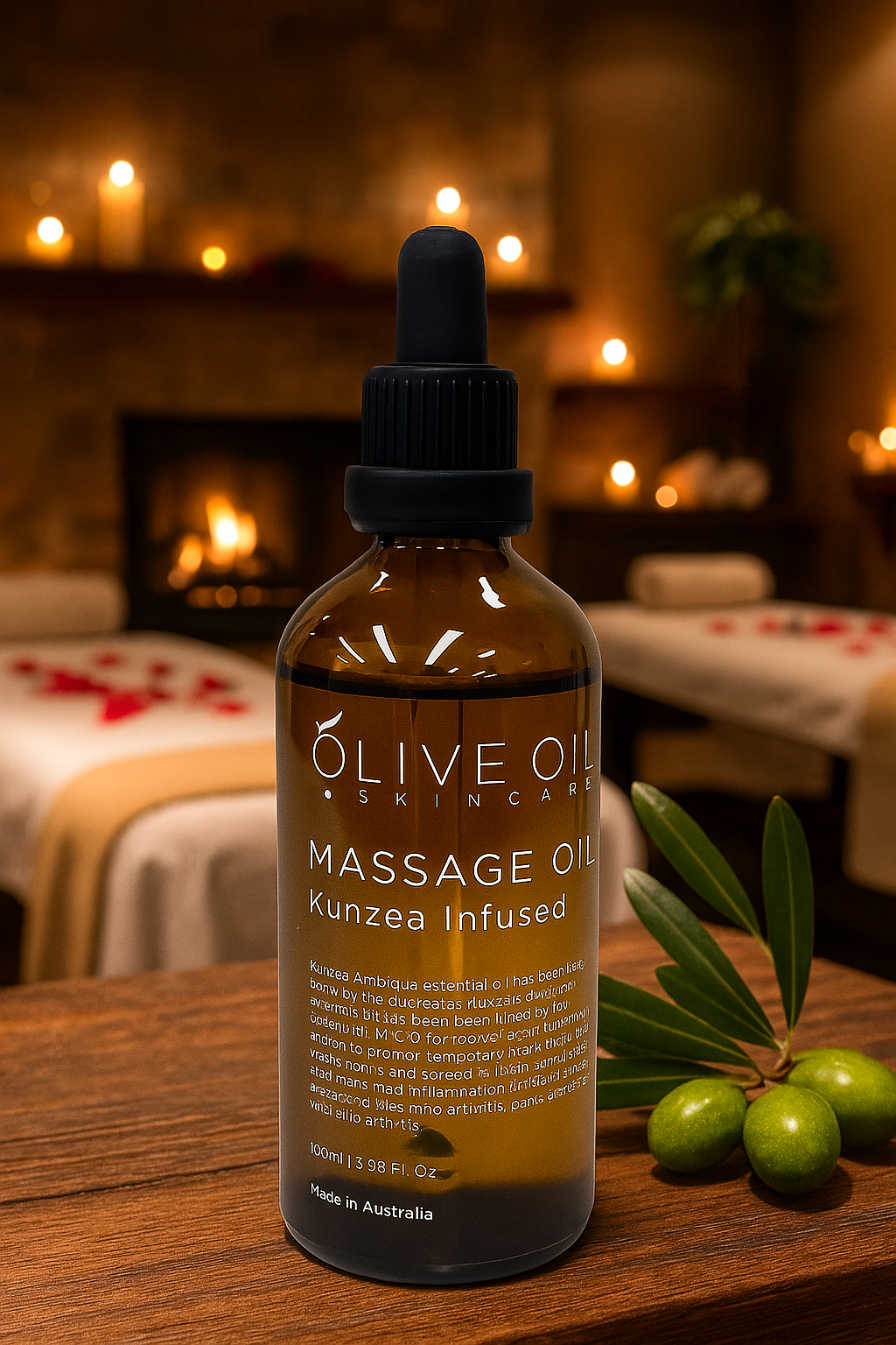 Image of Massage Oil, 100ml- Kunzea Ambigua Infused.-2