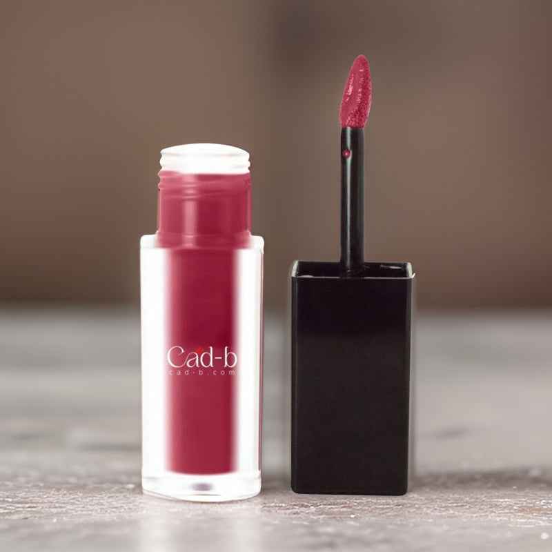 Image of Matte Lip Stain Deep Burgundy - Long-Lasting Velvet Matte Lip Color with Vitamin E | LSP76 | CAD B