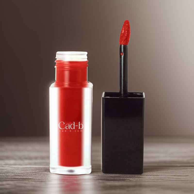 Image of Matte Lip Stain True Crimson - Long Lasting Velvety Matte Lip Color with Vitamin E | LSP77 | CAD B
