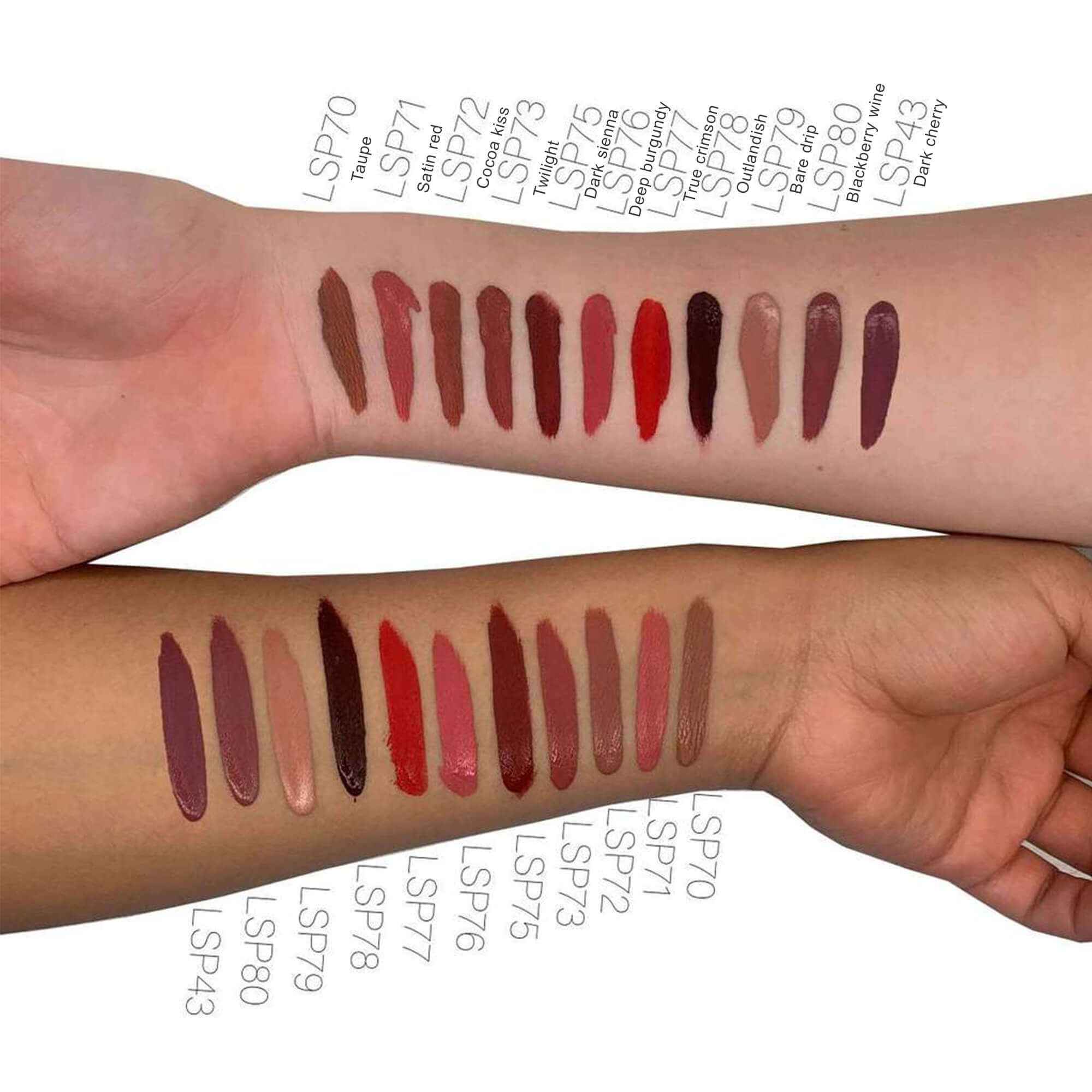 Image of Matte Lip Stain with Vitamin E | Long-Lasting Velvety Matte Color | CAD B | LSP75