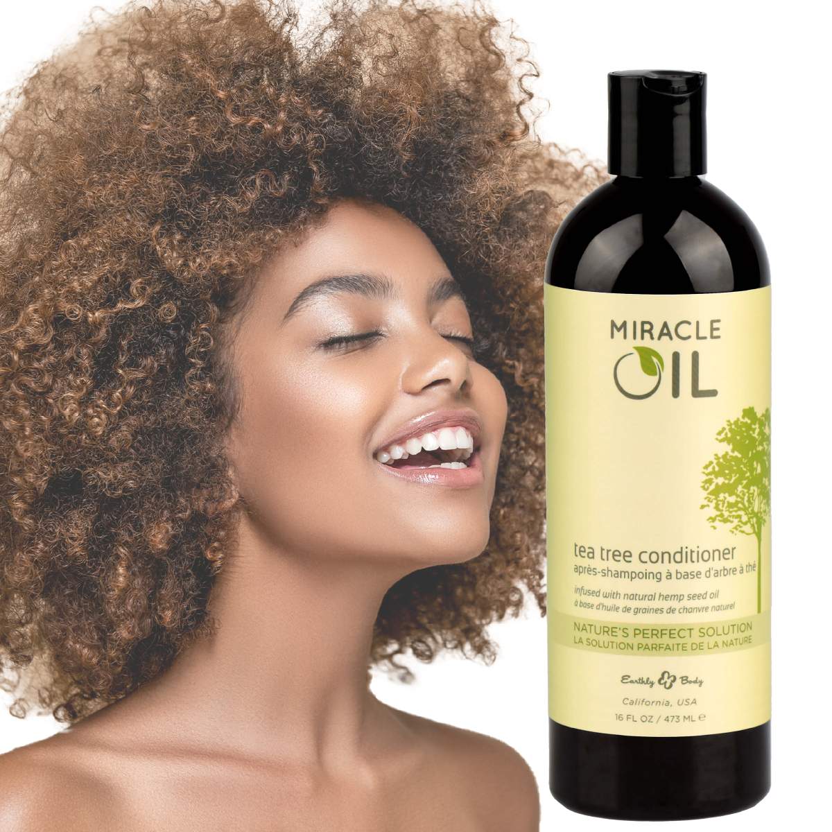 Image of Earthly Body Miracle Oil Tea Tree Conditioner 16OZ-2