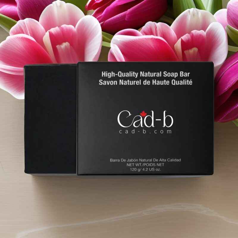 Image of Natural Charcoal Lather Soap - Detoxifying Charcoal Soap for Deep Pore Cleansing & Oil Control - Paraben-Free | CAD B | NS03
