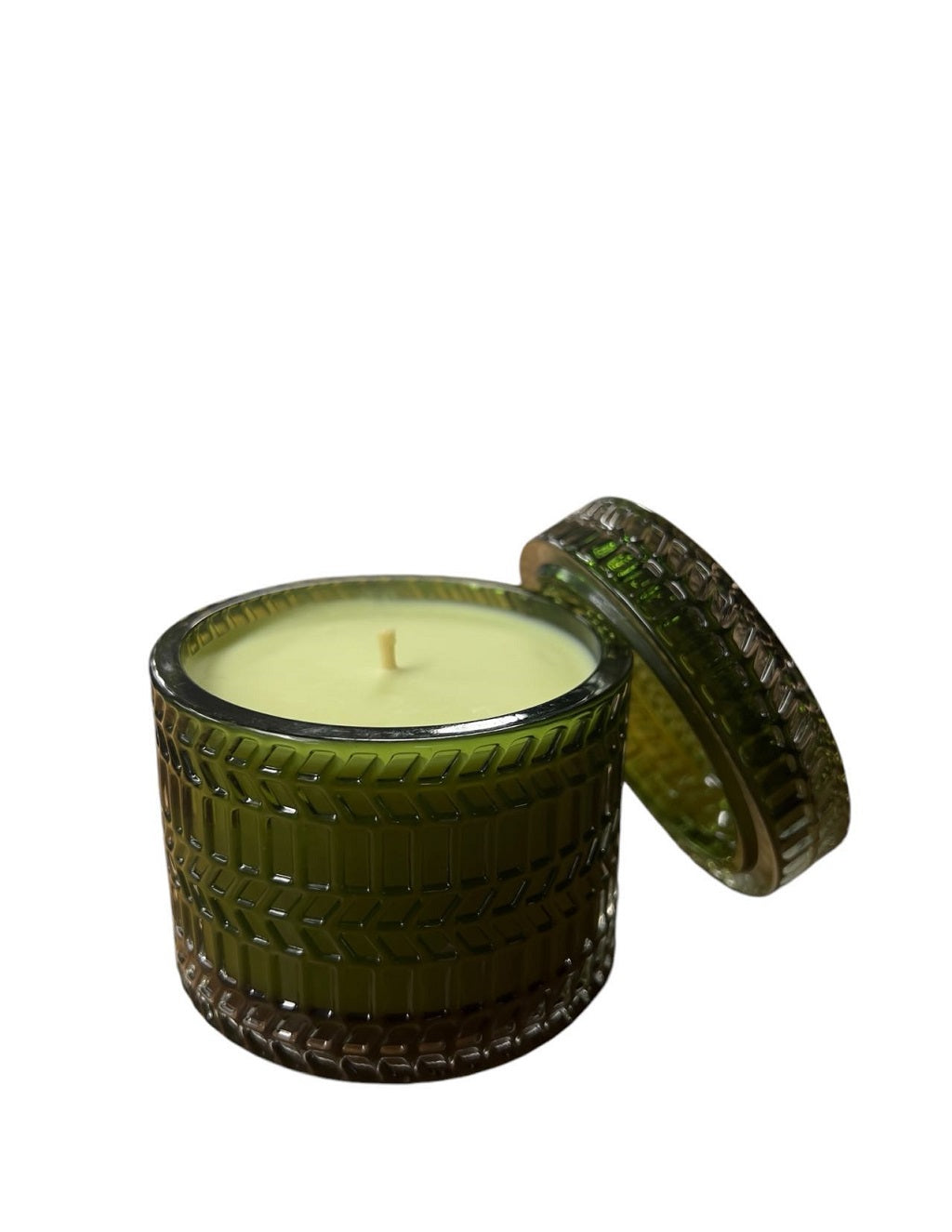 Image of Premium Olive Oil Candle, Rose Geranium 215g-4