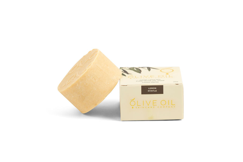 Image of Olive Oil Soap, All-Natural , Lemon Myrtle, 100g-0