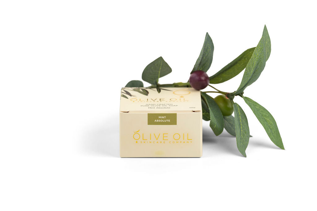 Image of Olive Oil Soap, All-Natural,  Mint Absolute ,100g-1