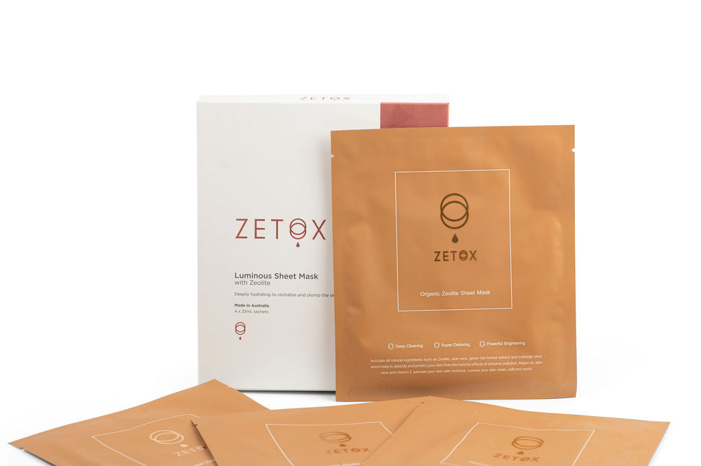 Image of Zetox Luminous Sheet Mask 4 piece box set - Limited Stock-2