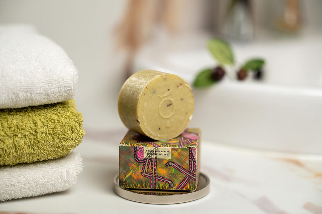 Image of Olive Oil Soap ,Indigenous Series, Gidyea With Lemon Scented Tea Tree Essential Oil-1