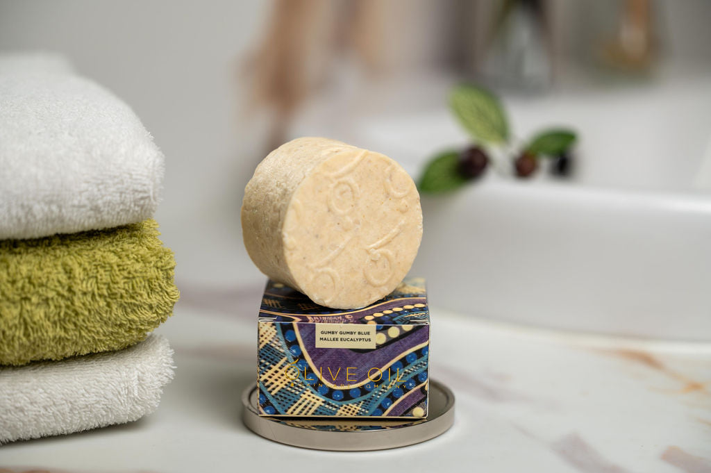 Image of Olive Oil Soap ,Indigenous Series ,   Gumby Gumby, With Blue Mallee Eucalyptus Oil-2