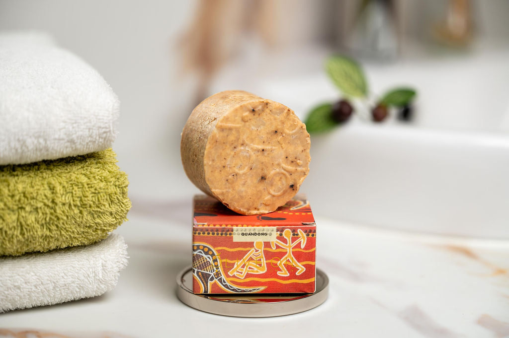 Image of Olive Oil Soap ,Indigenous Series, Quandong Soap 100g-1