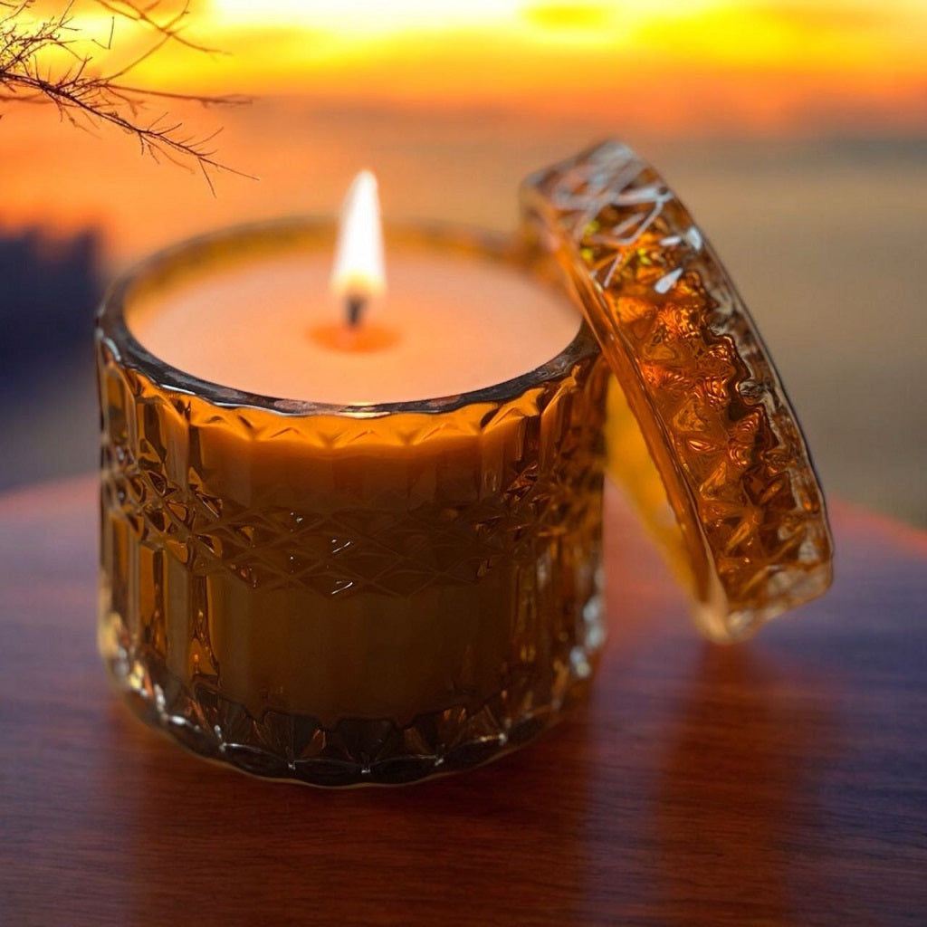 Image of Premium Olive Oil Candle, Citrus Bloom, 215g-3