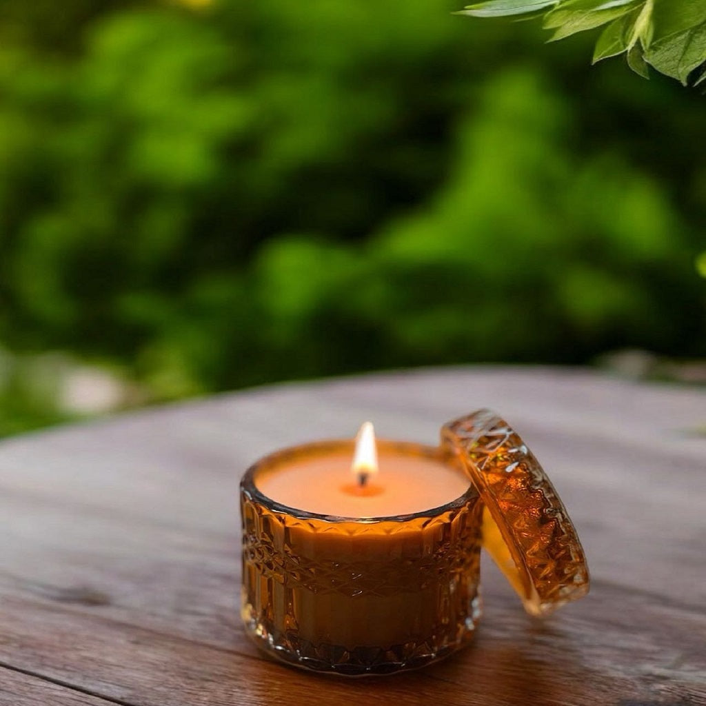 Image of Premium Olive Oil Candle, Citrus Bloom, 215g-0