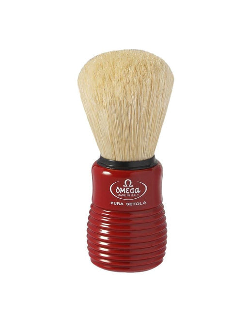 Image of Omega Red Shaving Brush #810-0