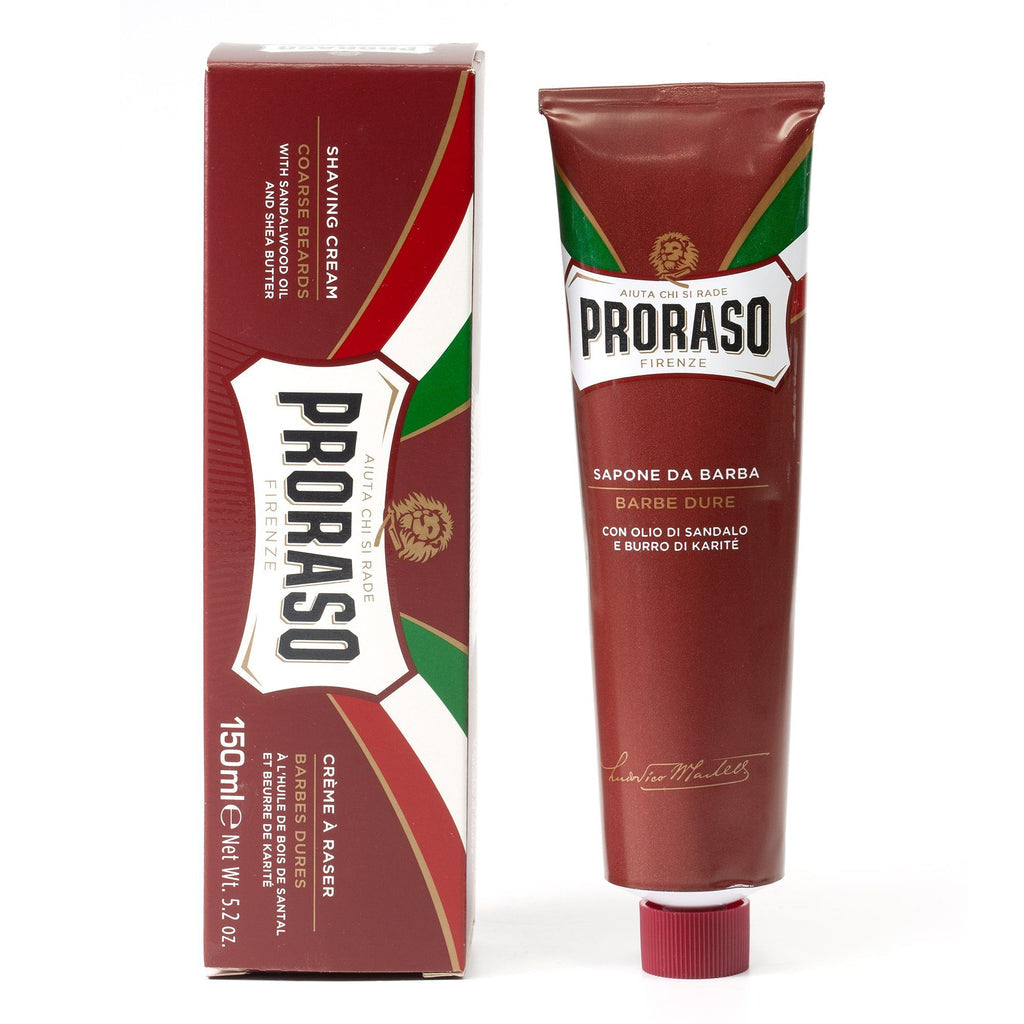 Image of Proraso Shaving Cream Sandalwood with Shea Butter Tube Red-0