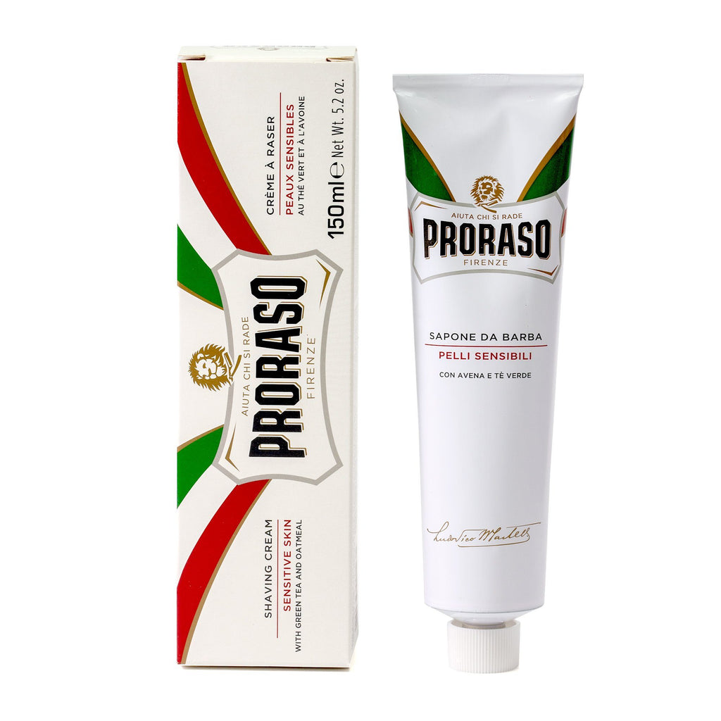 Image of Proraso Shaving Cream Green Tea and Oats Tube White-0