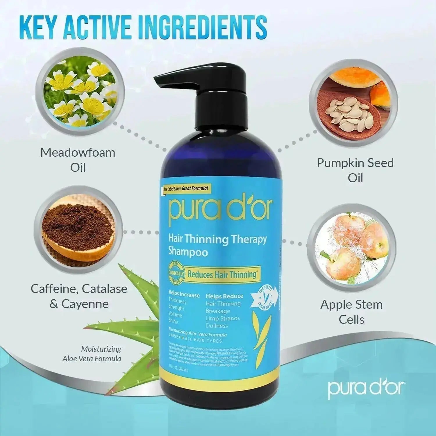 Image of Pura d'or Hair Thinning Shampoo Treatment-4