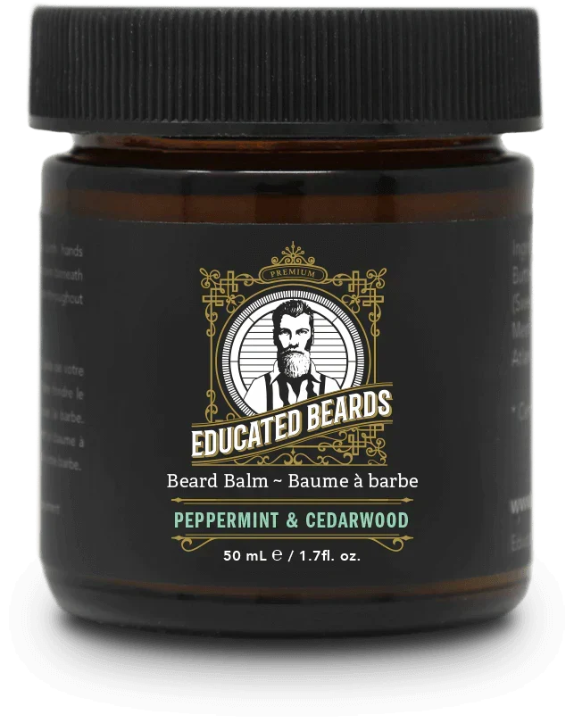 Image of Educated Beards Organic Beard Balm - Peppermint Cedarwood, 50ml-2