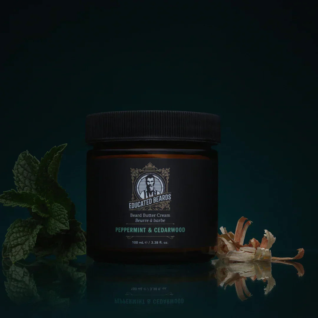 Image of Educated Beards Peppermint Cedarwood Beard Butter Cream 118ml-2