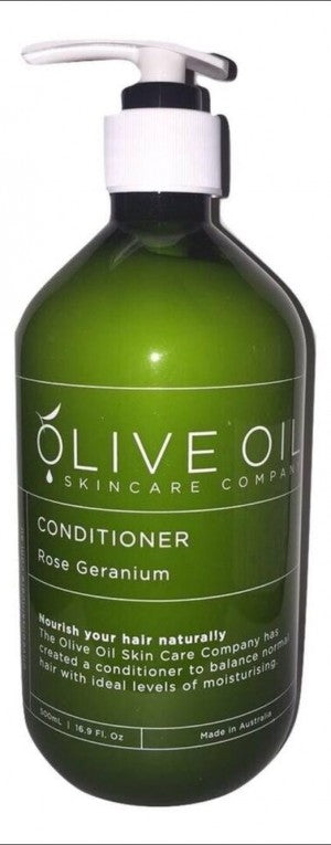 Image of Hair Conditioner, Castile Style, Rose Geranium 500ml-2