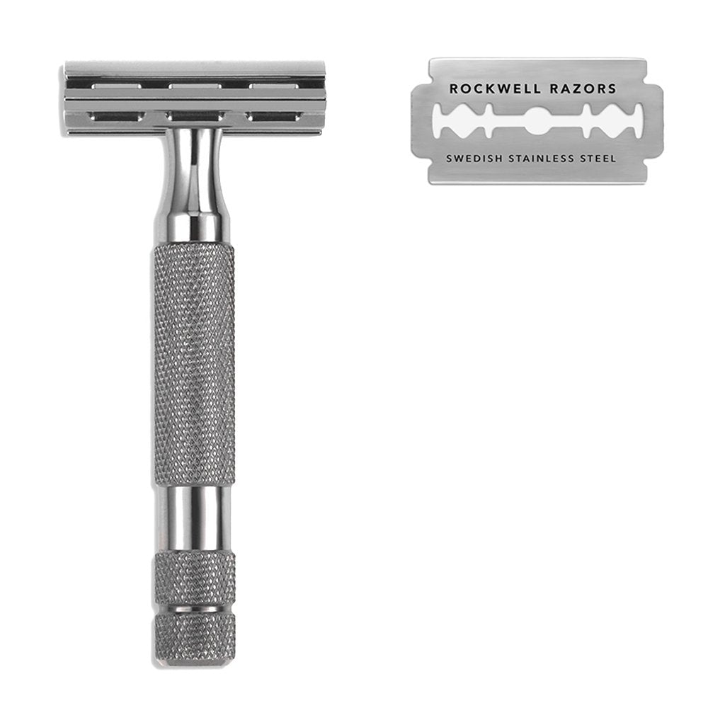 Image of Rockwell 2C Adjustable DE Safety Razor - Gunmetal (2 Settings)-0