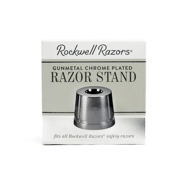 Image of Rockwell Inkwell Razor Stand - Gunmetal Chrome-3