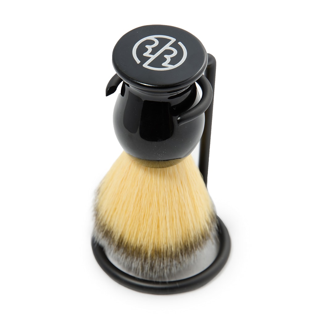 Image of Rockwell Synthetic Shaving Brush, H:105, L:60, K:20mm, Black Acrylic Handle-3