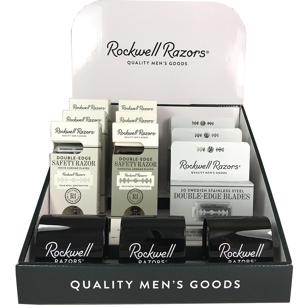 Image of Rockwell Razors Rookie Value Bundle Shave Hardware Display-0
