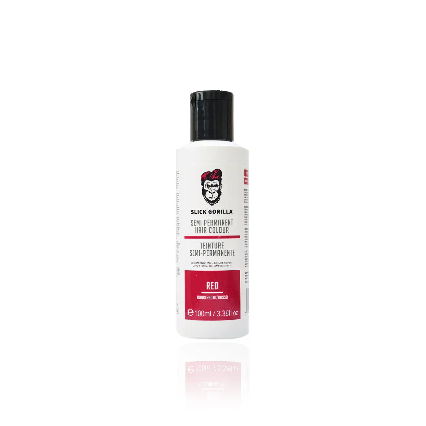Image of Slick Gorilla Semi Perm Hair Colour Red 100 ml-0