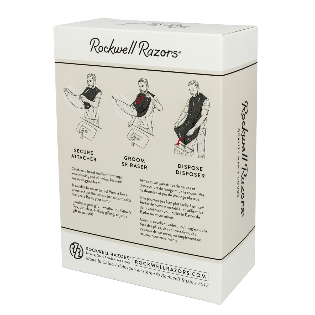 Image of Rockwell Razors Beard Bib and Manicure set Display Bundle-2