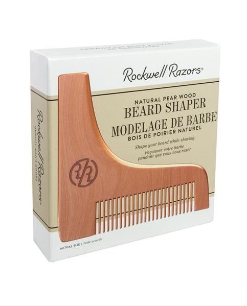 Image of Rockwell Razors Natural Pear Wood Beard Shaper (Case pack of 4)-0