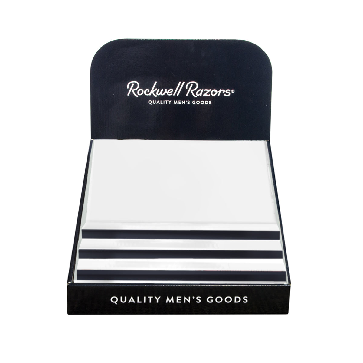 Image of Rockwell Razors Empty Retail Cardboard Display (Build Your Own)-0