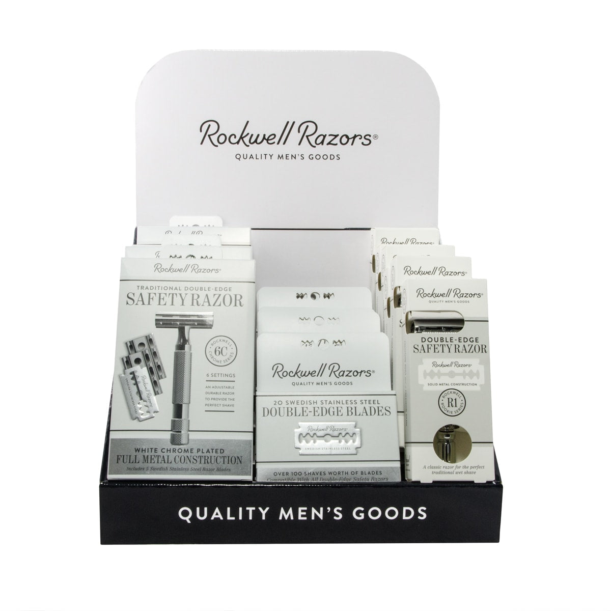 Image of Rockwell Razors Shave Hardware Display Bundle-0