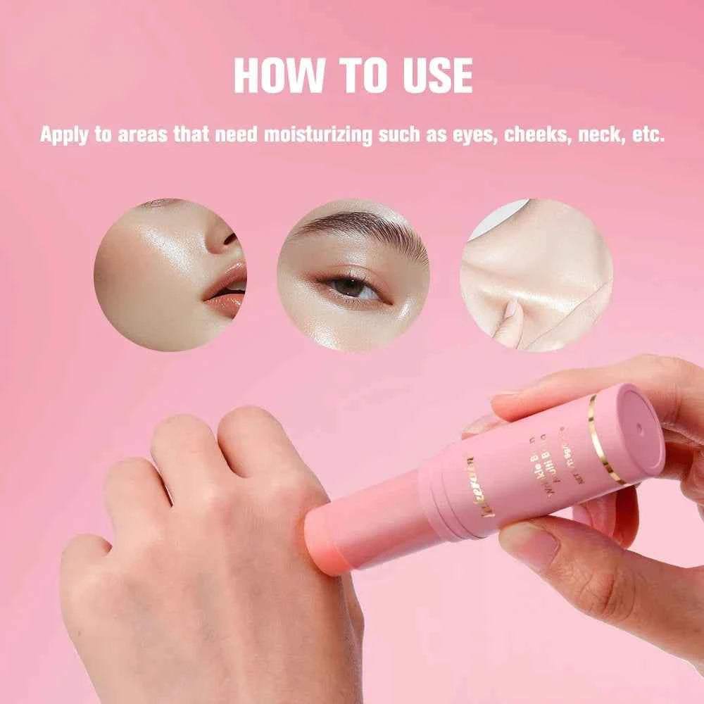 Image of Korean Bounce Multi Balm Collagen Pink Stick Wrinkle Bounce Balm Multi Cream Dull Cosmetics Skin Care