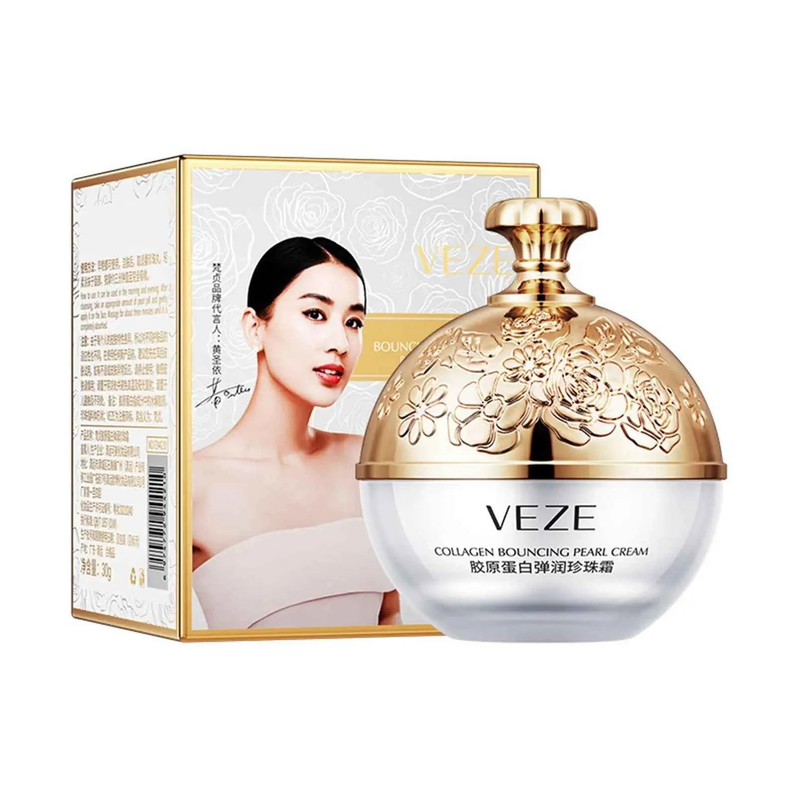 Image of Kollagen Perle Füllung Gesichts Creme Für Gesicht Frauen Lifting Straffende Feuchtigkeitsspendende Koreanische Creme Gesicht Creme Hautpflege